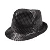 CHAPEAU NOIR A SEQUINS