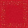 NAPPE DUNICEL BIO STARGAZING ROUGE 84 X 84 CM