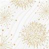 SERVIETTES DUNISOFT SPARKLY BLANC - PAQUET DE 60