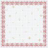 SUR-NAPPE EFFET TISSU TRADITION 84 X 84 CM