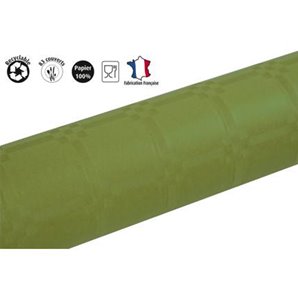 NAPPE PAPIER VERT OLIVE 25 X 1,18 METRES