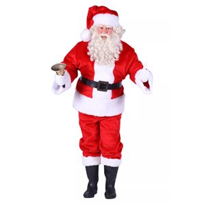 COSTUME PERE-NOEL AMERICAIN SUPER LUXE TAILLE XL