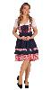 Robe Bavaroise Edelweiss Rouge Taille XXL