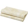 SERVIETTES EFFET TISSU WASHED LINEN OR - PAQUET DE 15