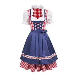 ROBE BAVAROISE EDELWEISS ROUGE TAILLE L