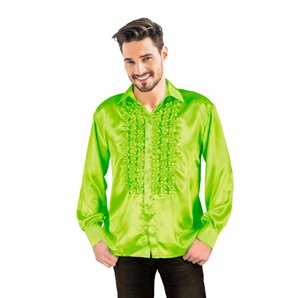 CHEMISE DISCO VERT POMME XL