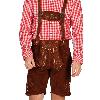 Salopette Bavaroise Seppl Cuir Marron Taille L