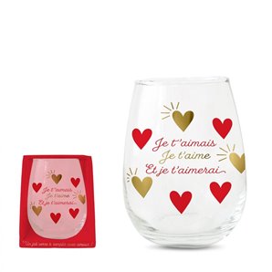 VERRE SAINT VALENTIN ROND